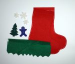 bozicne carape od filca